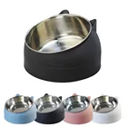 Кормушка для кошек, нержавеющая сталь, нескользящая, миска для щенка200 мл