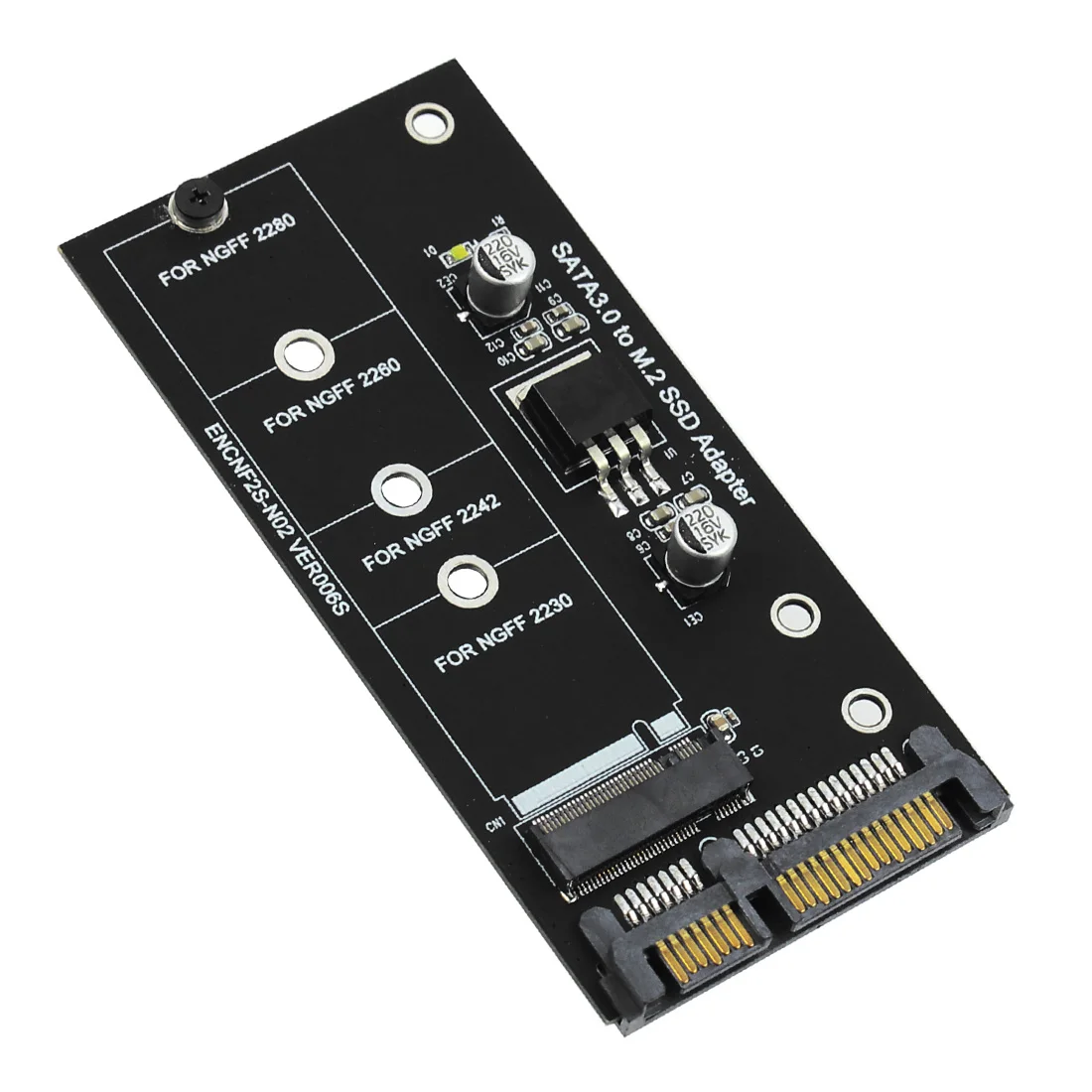 Плата M.2 адаптера M2 SATA3 Raiser на SATA адаптер SSD расширения B Ключ для NGFF 30/42/60/80 мм |