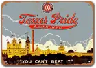 Металлический жестяной ретро знак Техасская гордость пивные знаки, налет Sisoso плакат для бара, мужской пещеры, паба, гаража, Настенный декор 12x16 дюймов