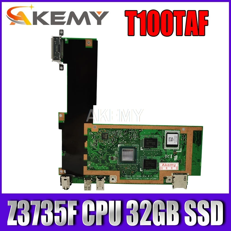 

T100TAF материнская плата для Asus T100TAF планшет материнская плата T100TAF материнская плата Тест 100% OK Z3735F CPU 32GB SSD