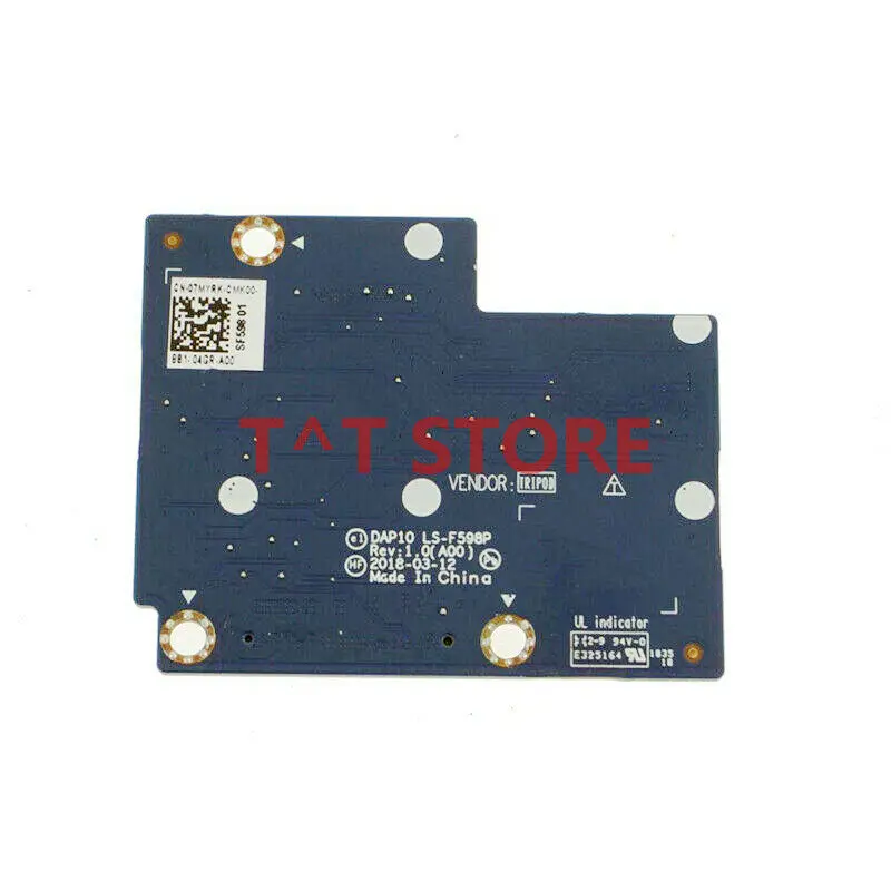 

original LS-F598P FOR Dell Precision 7530 M7530 Battery Connector Board 7MYRK 07MYRK CN-07MYRK test good free shipping