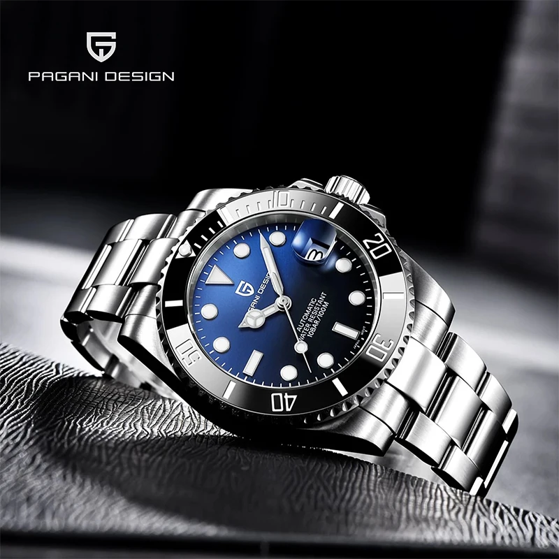 

Pagani Design 2021 New Top Luxury Brand Men' Automatic Mechanical Watch Sapphire Glass Stainless Steel Waterproof Business Watch