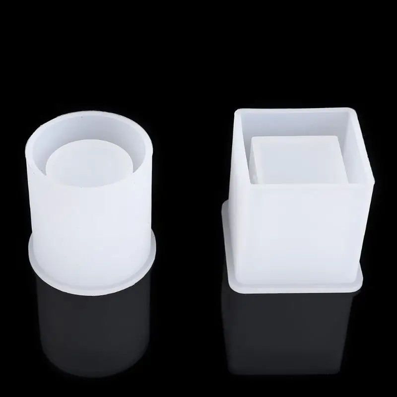 

Transparent Silicone Mould Dried Flower Resin Decorative Craft DIY Storage Pen holder Mold epoxy resin molds for jewelry L4ME