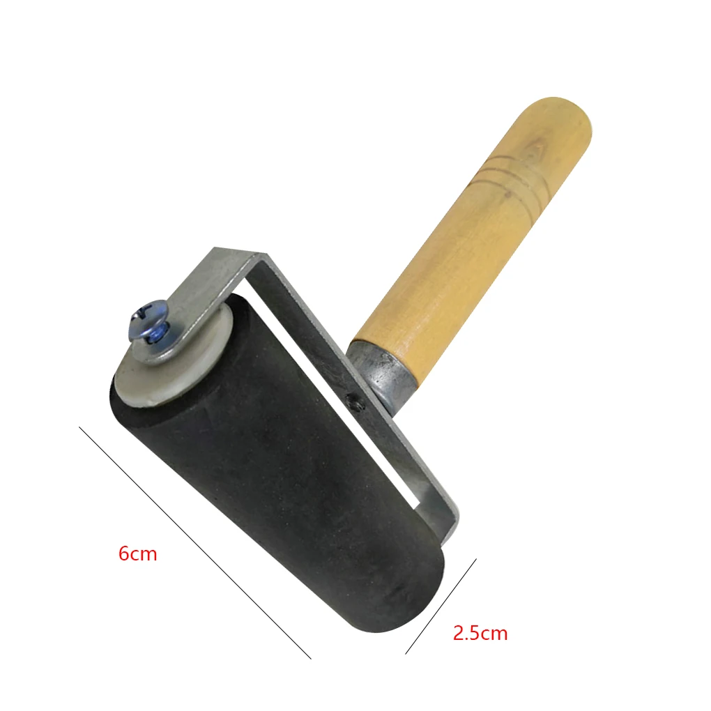 

Woodblock Deluxe Hard Rubber Brayer Roller Heavy Duty Steel Frame Children Art Craft Tool