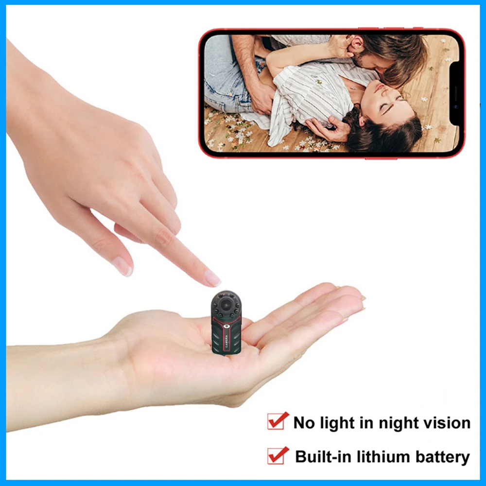 Беспроводной экшн камера с Wi Fi подключением Камера умный дом видеонаблюдения