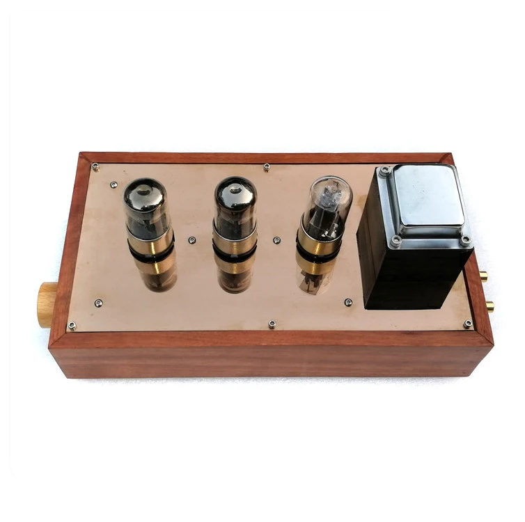 Ламповый предусилитель 6N8P 6SN7 выпрямитель желчи 6Z5P передний Hi-Fi в коробке из