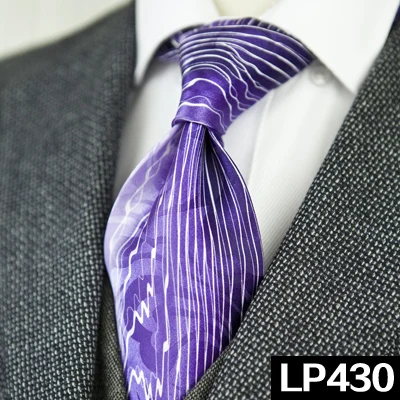 LP430 Классические разноцветные мужские галстуки с геометрическим рисунком Пейсли, шелк,, уникальные, ручная работа - Цвет: LP430