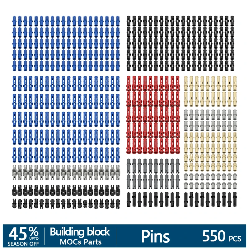 Конструктор конструктор технология MOC соединители мост балка кирпич шестерни