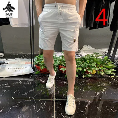 

2019 summer new thin Harajuku style men's shorts 7 seven pants Korean trend