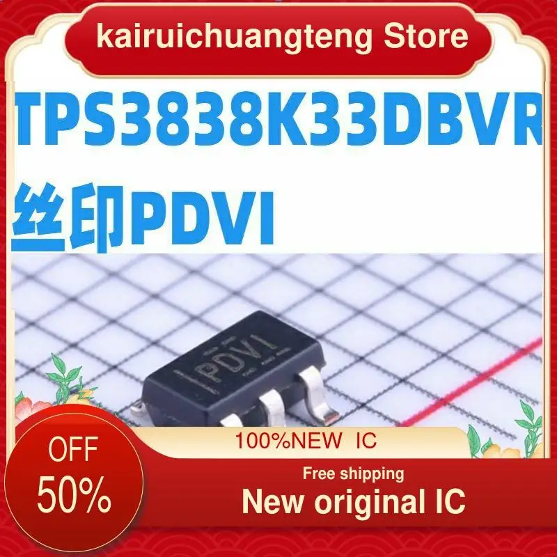 

(1 шт.) TPS3838K33DBVR PDVI SOT23-5 новый оригинальный IC