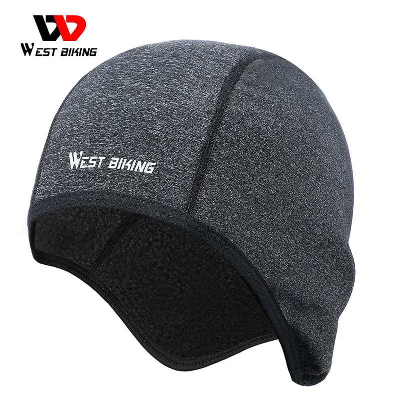 WEST BIKING колпачок для велосипедного шлема Зимняя Теплая Флисовая Шапка Повязка