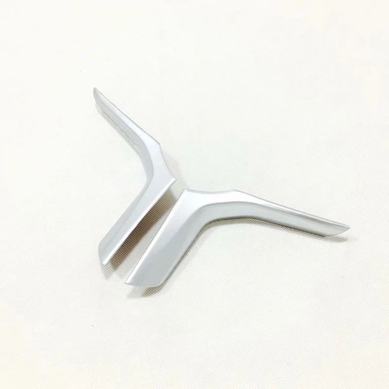 

ABS Chrome For BMW X3 G01 2018 2019 Car Steering wheel Button frame Cover Trim Sticker Car Styling accessories 2pcs