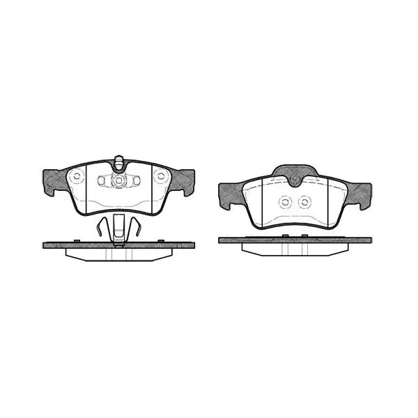 Колодки дисковые з.\ MB C219/W164/W251 04 REMSA 099110|Тормозной цилиндр| |