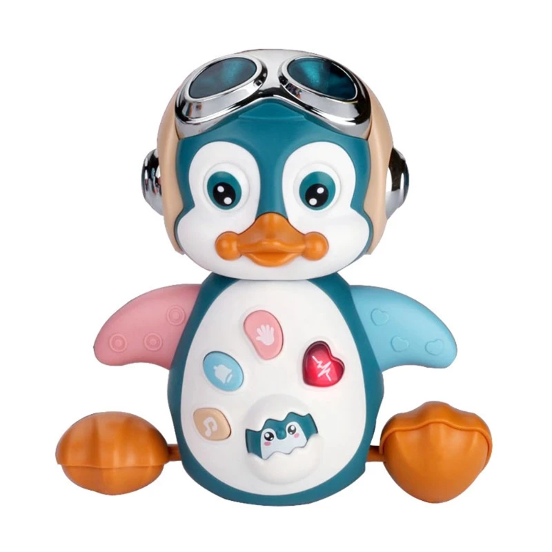 

97BE Interactive Toys Hands-on Brain Swing Musical Penguin Excellent Development Toys for Boys and Girls Differnt Sounds