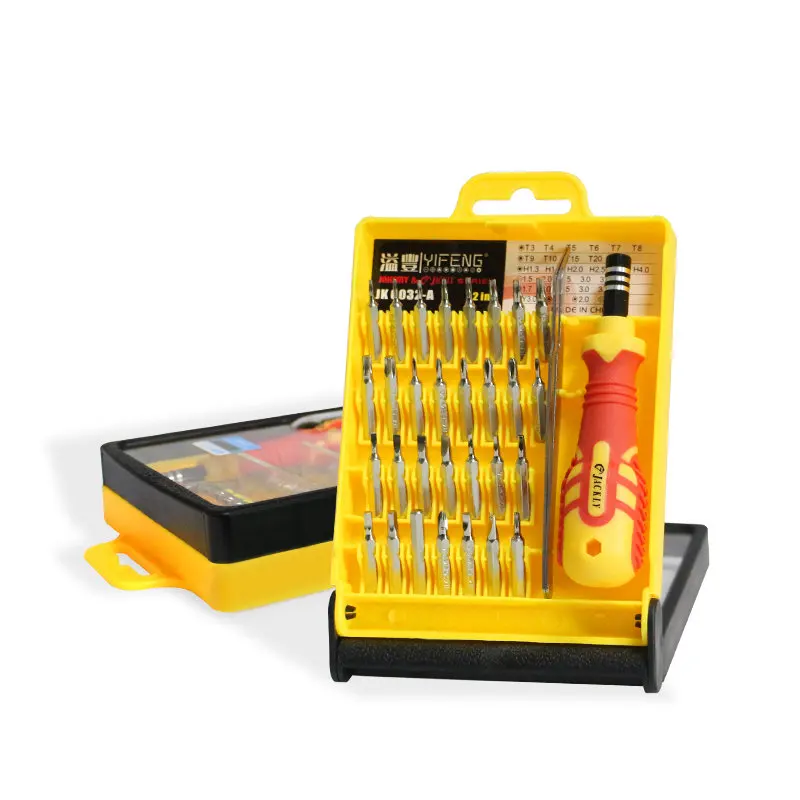 

JACKLY JK-6032A Mini Professional Portable Screwdriver Box Set for mobile phone computer Cellphone Laptop DIY repair