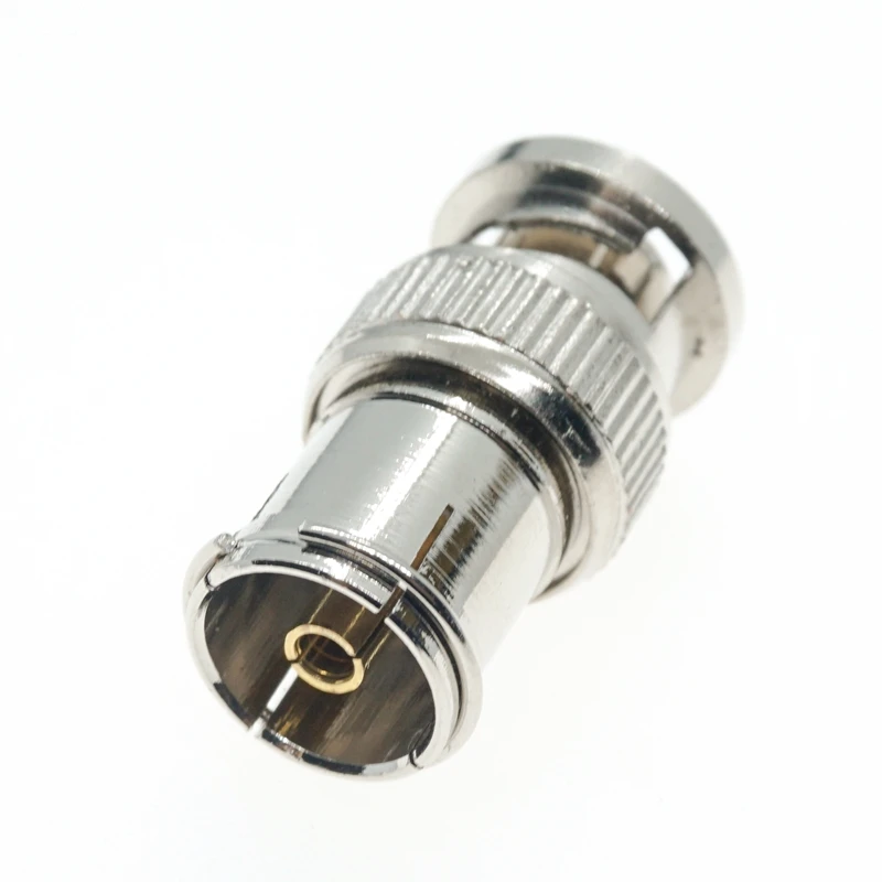 1X BNC штекер к PAL IEC DVB T ТВ гнездовой прямой разъем адаптера|Соединители| |