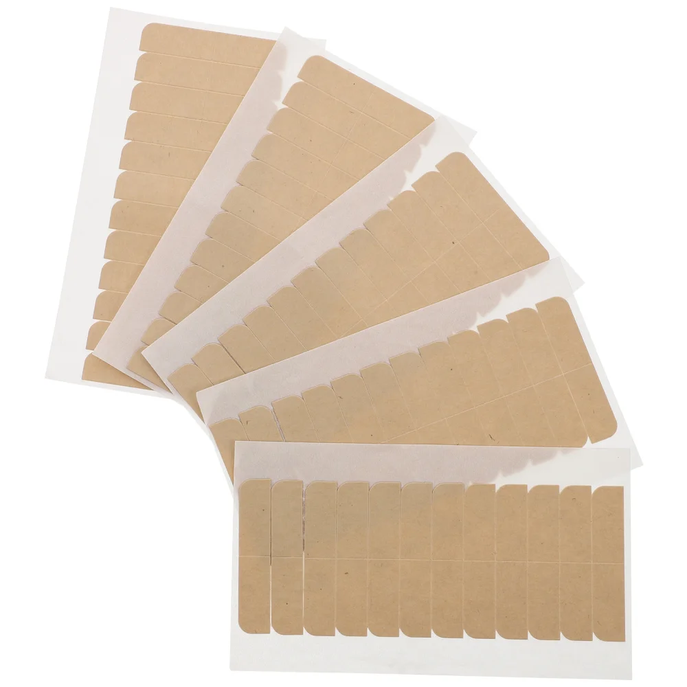 

5 Sheets Practical Hair Extension Tapes Double Sided Extension Tab Wigs Supplies