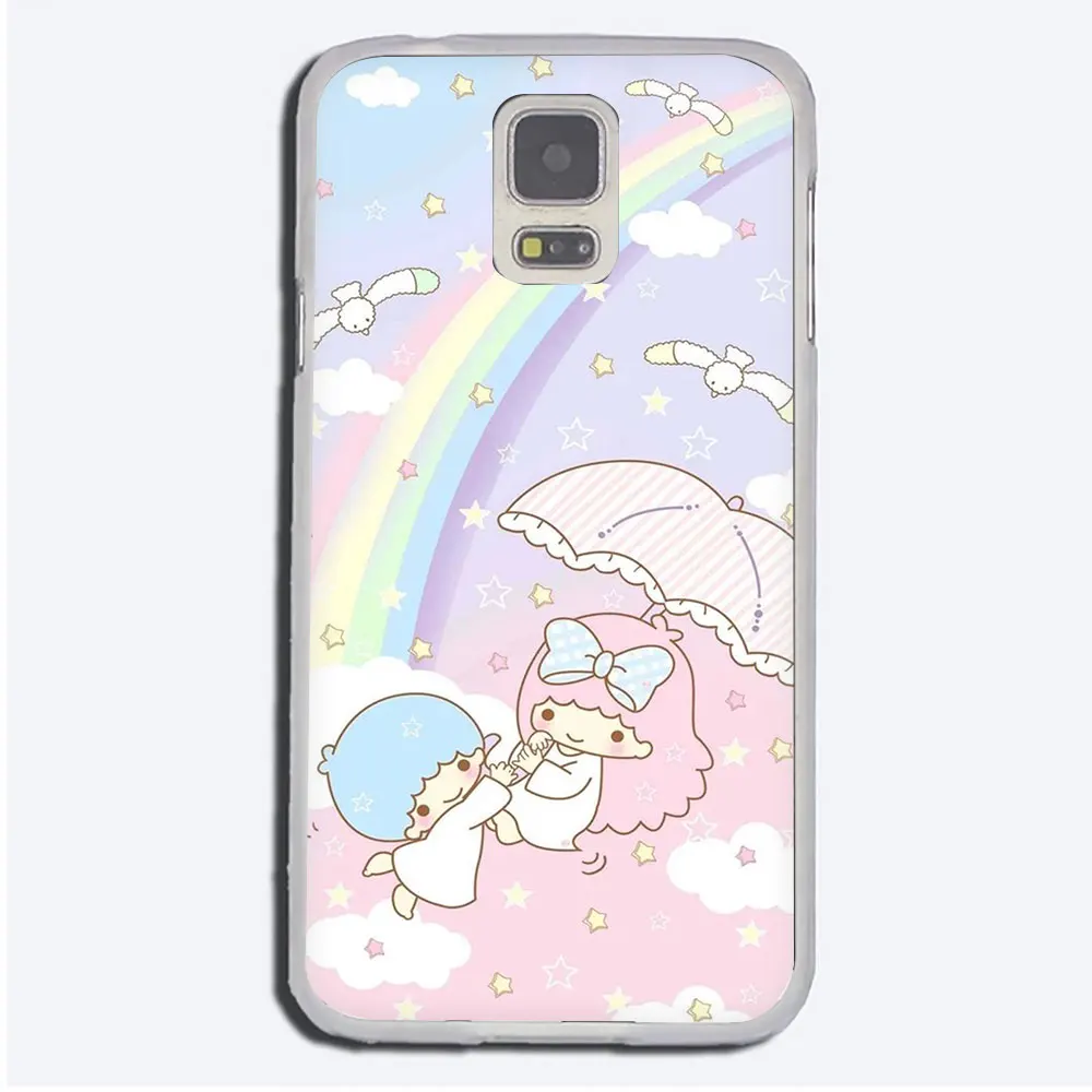 H7 EWAU с рисунками из мультфильма «My Melody» маленький Две звезды жесткий чехол для телефона с рисунком в виде обложка чехол для Samsung Galaxy S6 7 Edge S8 9 10 Plus, Note 8, 9, 10, M10 20 30 40 - Цвет: H7