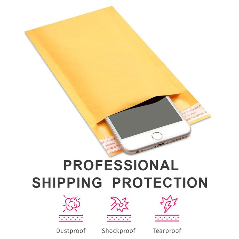 21 Размер 10 шт. ударопрочный конверт из крафтовой пузырьковой пленки | Канцтовары