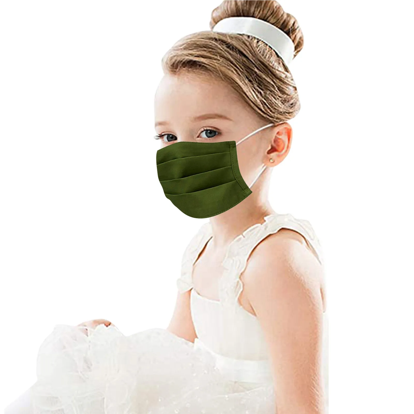 

Child kids Mask Non wove 3 Layer Filter Mask mouth Face mask Breathable Earloops Masks Face Masks Cotton Washable facemask