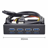 chenyang motherboard 20pin connector to usb 3 0 hub 4 ports front panel cable for 3 5 floppy bay