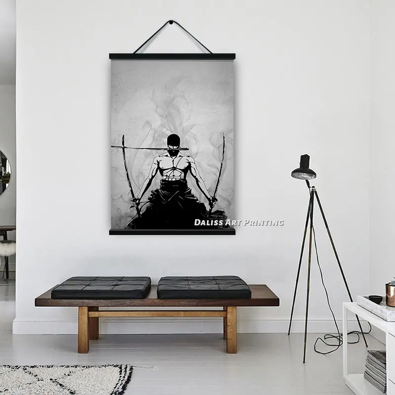 

Canvas Anime Roronoa Zoro One Piece Pictures Home Decoration Paintings Poster HD Prints Wall Art Modular Living Room Framed