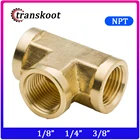 3720 2 шт. 3-ходовой соединитель металлический латунный фитинг для шланга кованый тройник 18 