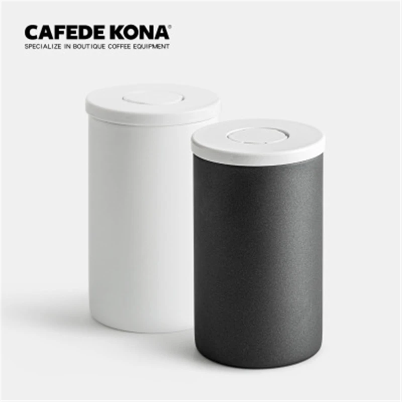 Герметичные банки CAFEDEKONA баночка для хранения кофе 0.4L из нержавеющей стали с