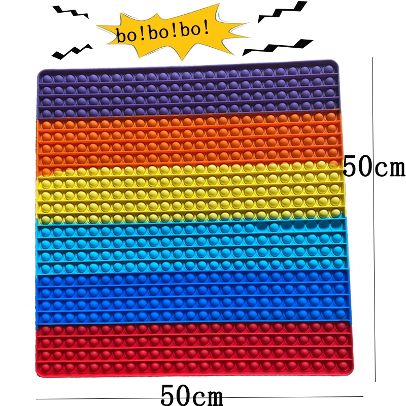 

2021 Popular Super Size Bubble Toys Autism Press Soft Decompression Sensory Toys Adults And Children Anti Stress Restlessness