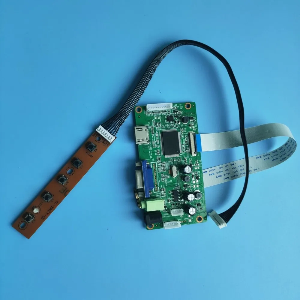 

for N133BGE-EB1/VVX13F009G10 LCD EDP monitor 13.3" Controller board KIT VGA SCREEN display 1366×768 DRIVER LED 30pin