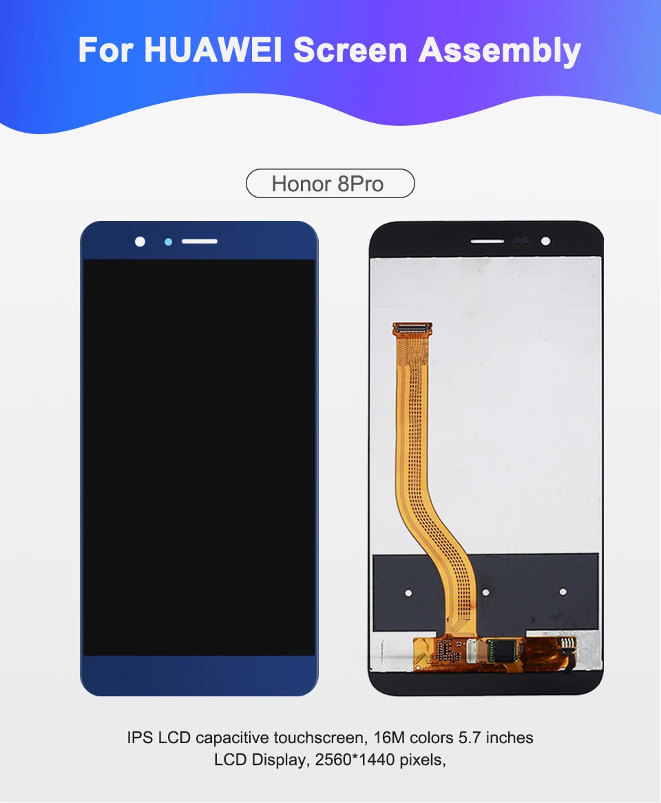 5,7 ''для huawei Honor 8 Pro ЖК-дисплей сенсорный экран дигитайзер для Honor V9 ЖК с рамкой DUK L09 AL20 замена экрана