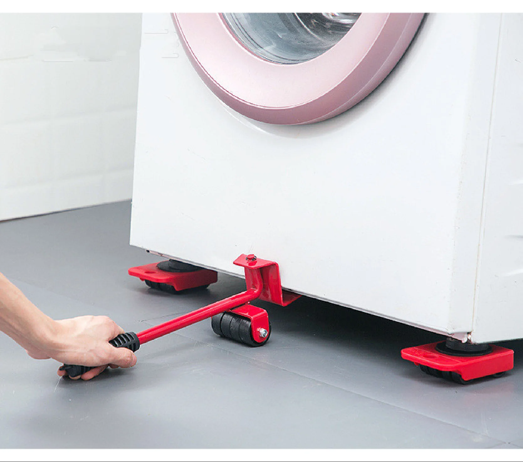 

Home Moving heavy objects mover multifunctional belt pulley moving shifter furniture refrigerator moving bed tool
