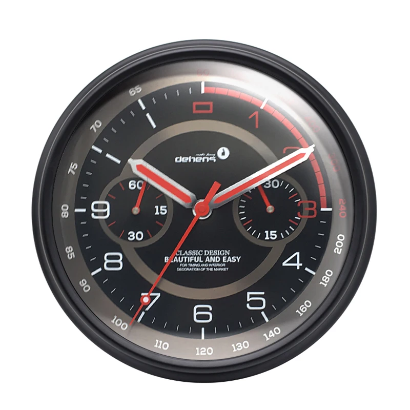 

Большие настенные часы, современный дизайн, металлические часы для приборной панели автомобиля, настенный Декор для дома, бесшумные часы, у...