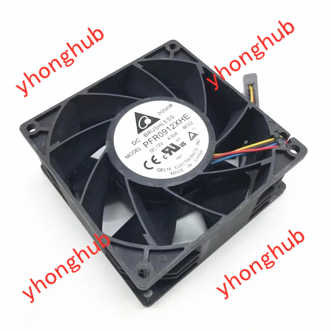 Вентилятор охлаждения сервера Delta Electronics PFR0912XHE BC02 12 В постоянного тока 4 50 А 90x90x38