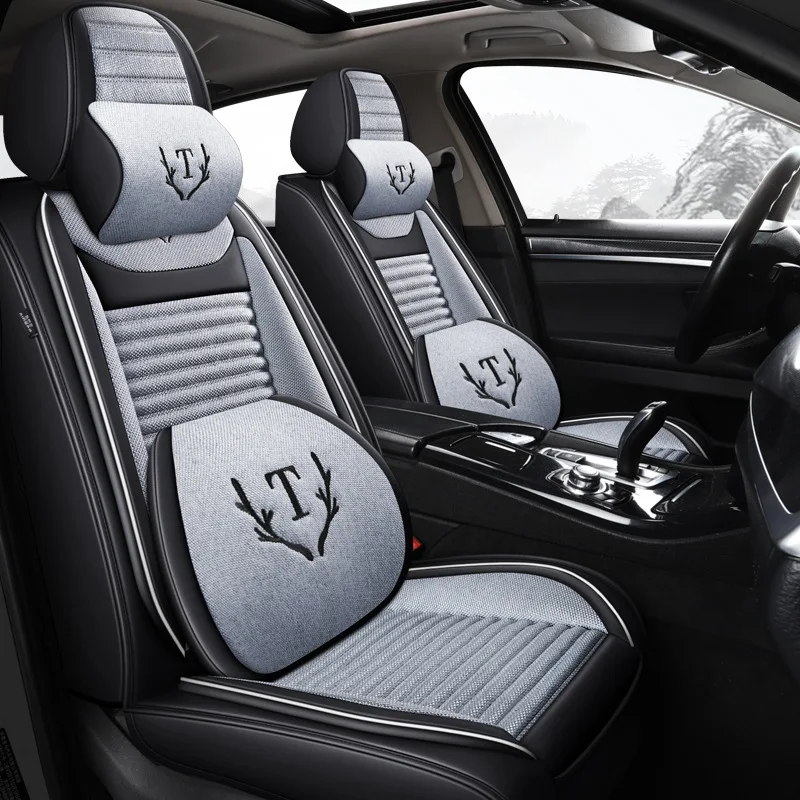

Front+Rear Car Seat Cover for TOYOTA RAV4 Auris Avensis Crown 4Runner Harrier FJ Cruiser Mark X Premio Car Accessories