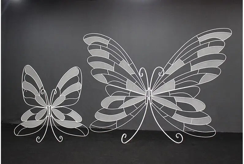

Wedding background butterfly props