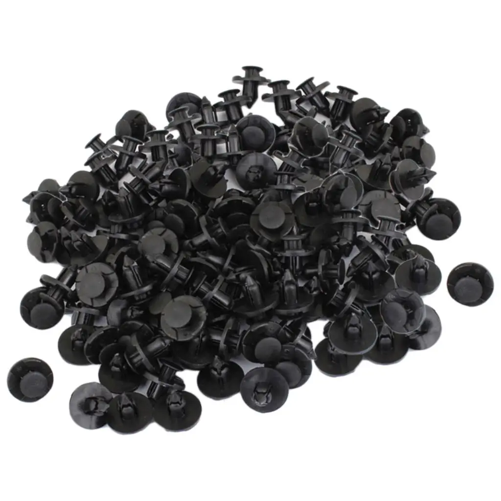 

100 Sets Car Nylon Push-type Pin Rivet Trim Clip Panel Bumper Assortment