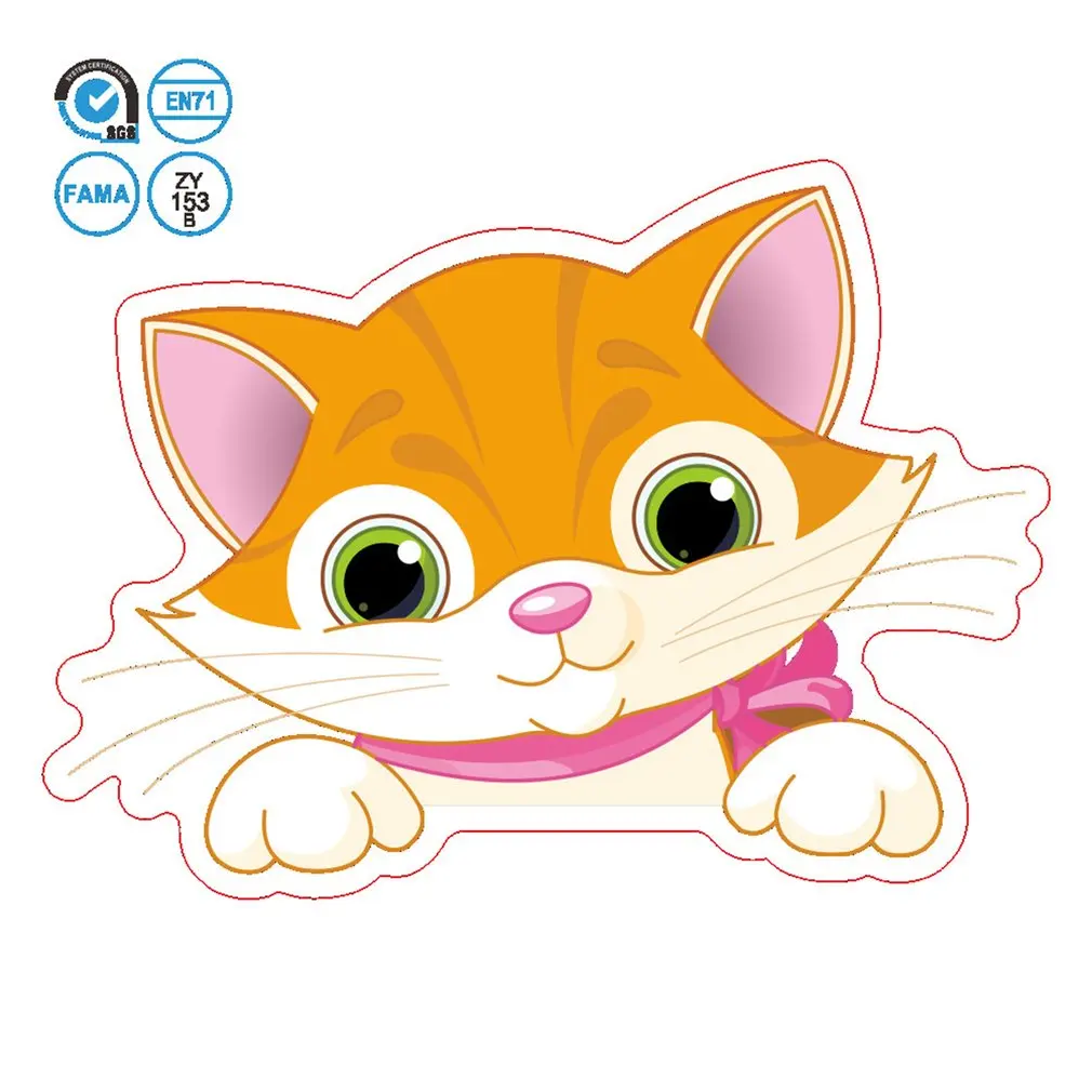 1 шт. наклейка с милым рисунком слон кошка панда Жираф выключатель света