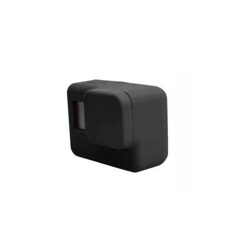 Силиконовый чехол для камеры крышка объектива Крышка GoPro Hero 5 6 7 Черная защитная