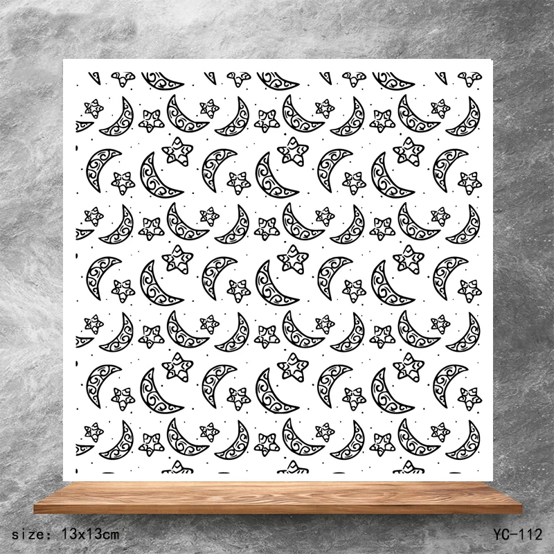 Прозрачные штампы ZhuoAng с текстурой звезды/силиконовые прозрачные пломбы для