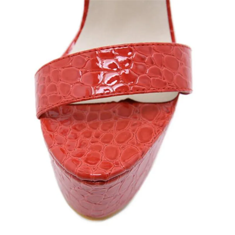 

New women's sandals women's shoes super high heels net red shoes 17CM stiletto waterproof platform 6CM sexy fashion show 3-8 9