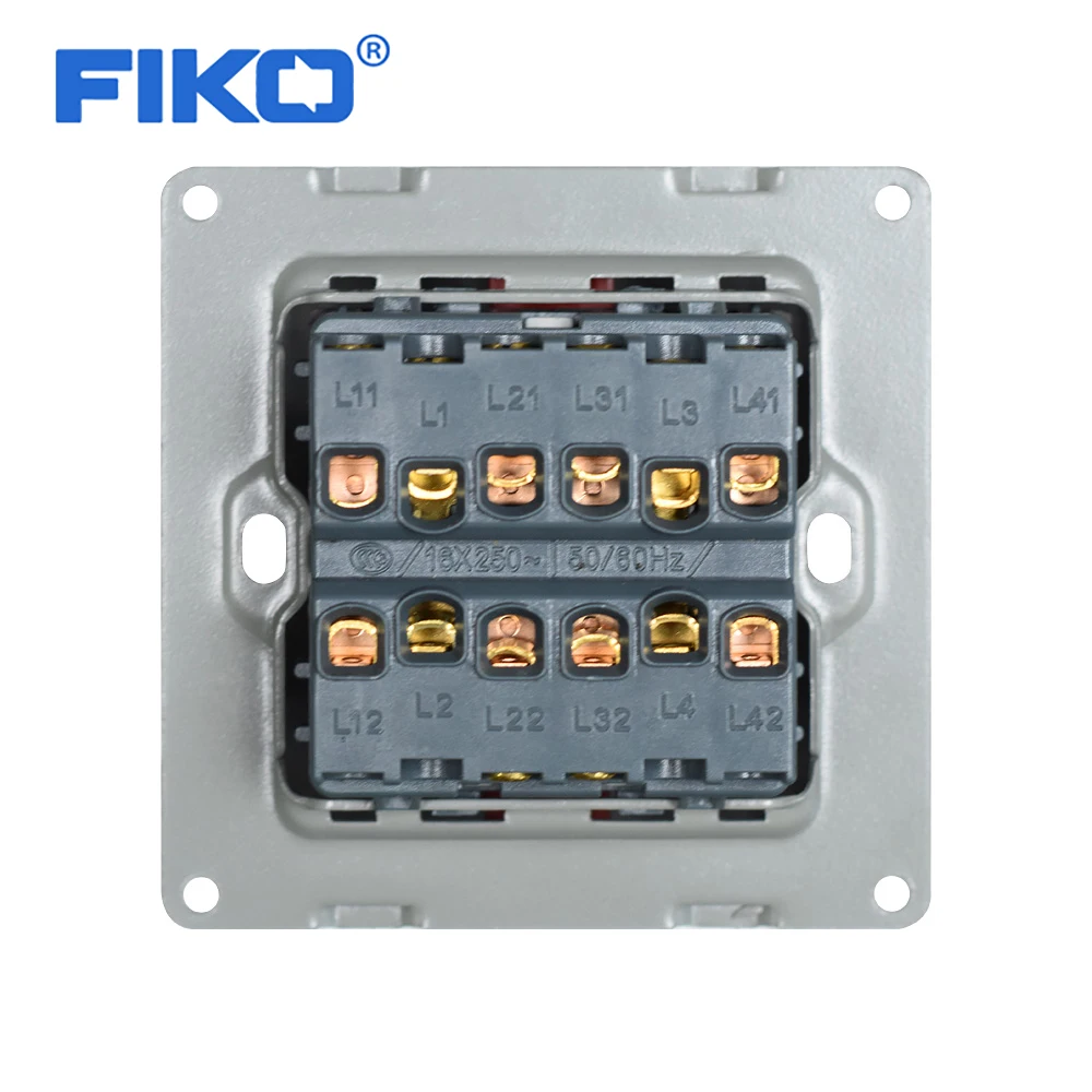 Роскошный настенный выключатель света FIKO Maple/орех ручная работа