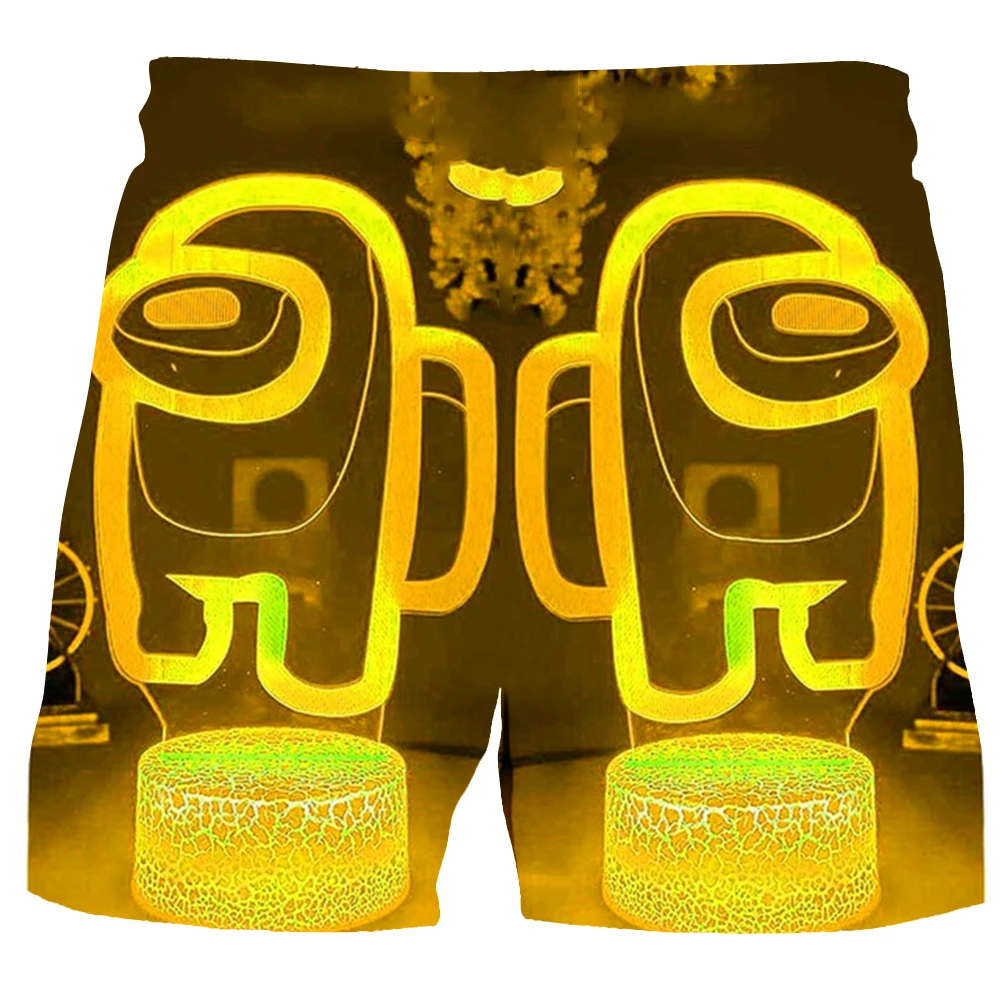 Пляжные шорты для мальчиков Новинка лета 2021 детские плавания с 3D рисунком из