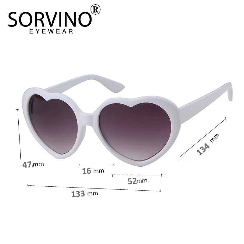 Солнцезащитные очки в форме сердца для мужчин роскошные женские детские мужские