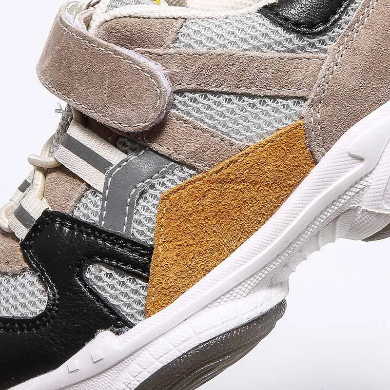 Toddler Genuine Leather Sport Sneakers Baby Girls Pink Brand Shoes Boys Chunky Children Casual Trainers Spring | Детская одежда и