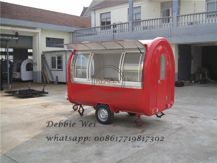 Пищевой торговый автофургон для европейского стандарта индивидуальный пищевой