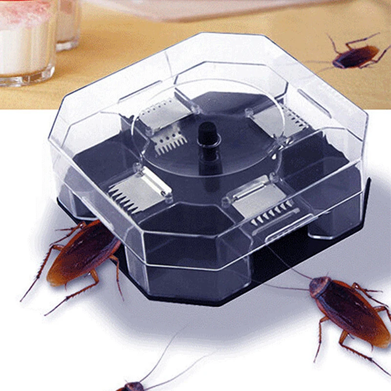 Household Cockroach Traps Box Reusable Cockroach Bug Roach Catcher Cockroach Killer Bait Traps Pesticide For Kitchen