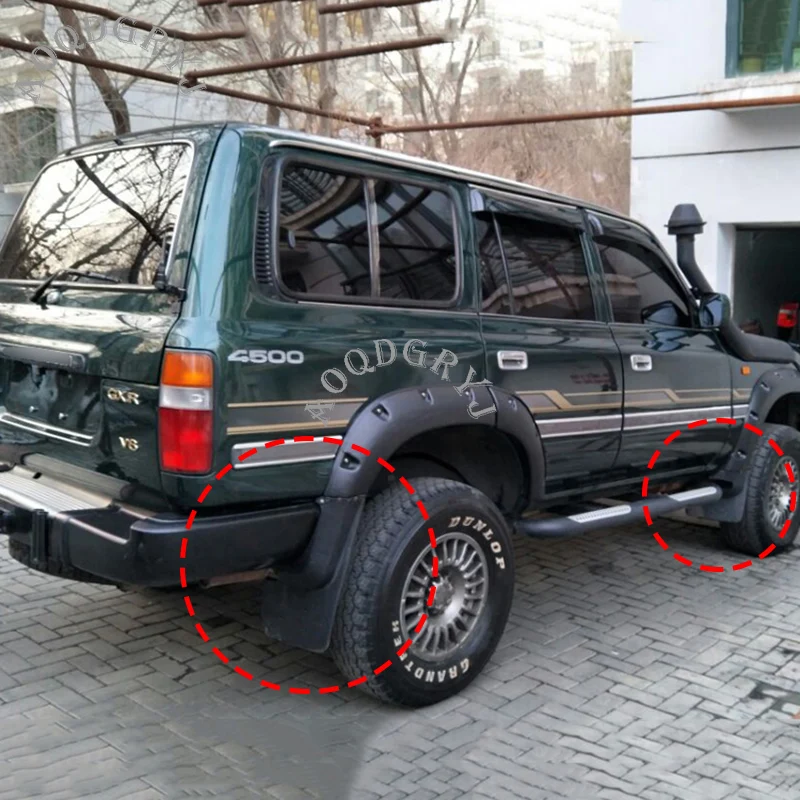 Автомобильный Стайлинг 4 шт. для Toyota Land Cruiser LC80 1991 1997 Грязевое крыло колесо