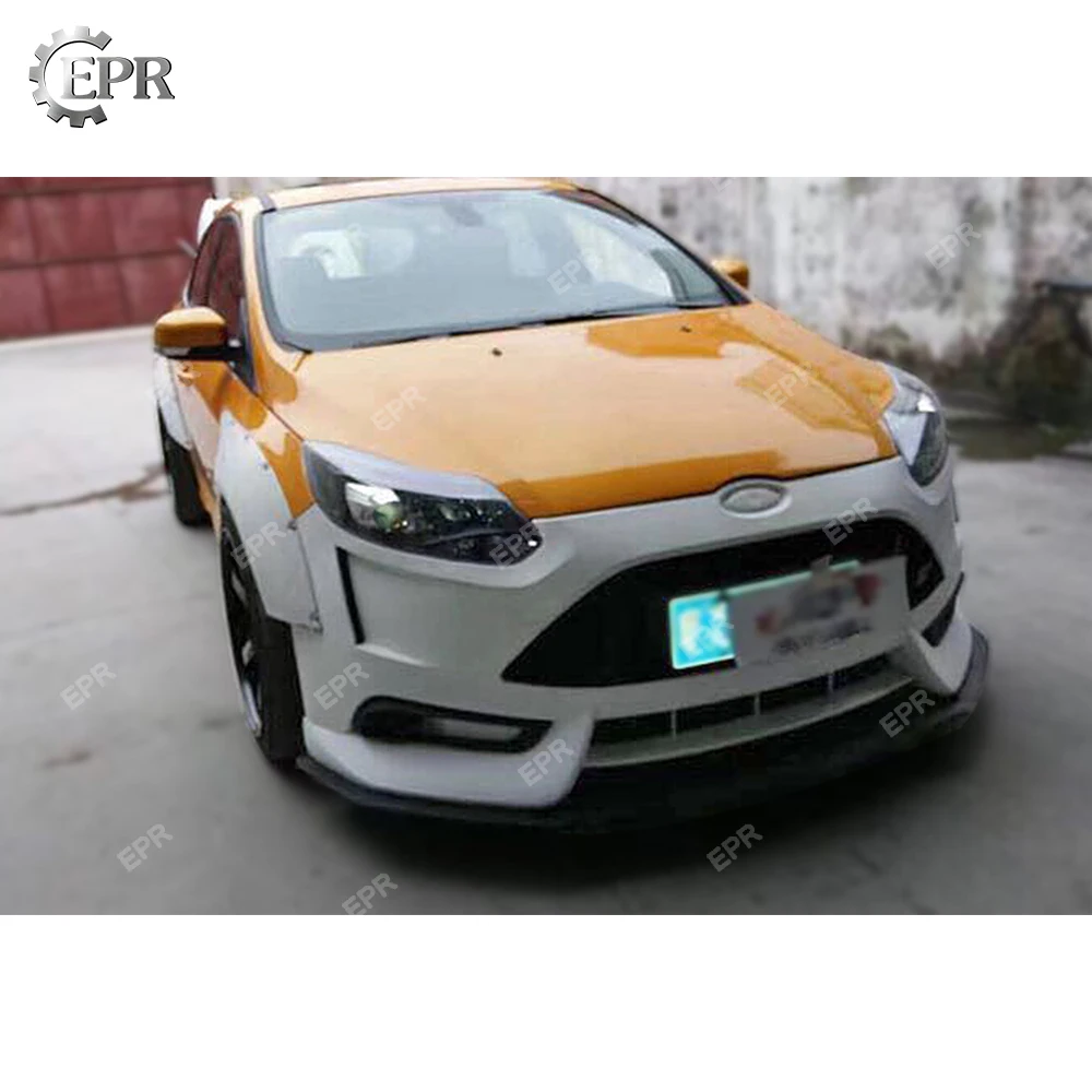 For Ford Focus Mark 3 2011+ 4 Door EPA Wide Body Glass Fiber Front/Rear Fender Trim +40mm | Автомобили и мотоциклы