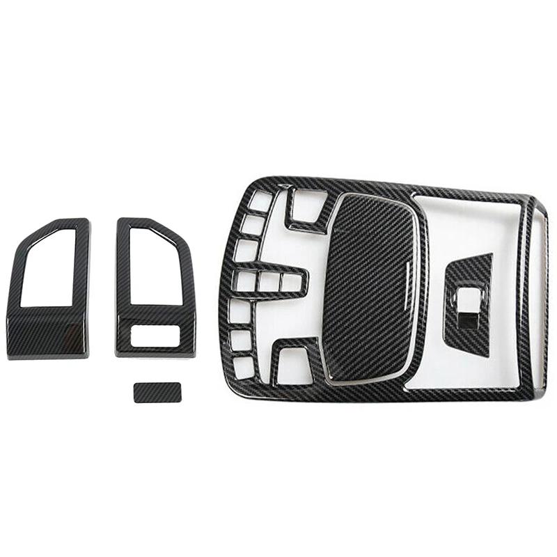 

for Ford F150 2015-2020 Car Side A/C Air Conditioner Vent Cover Trim & Grain Front Reading Light Lamp Frame Cover